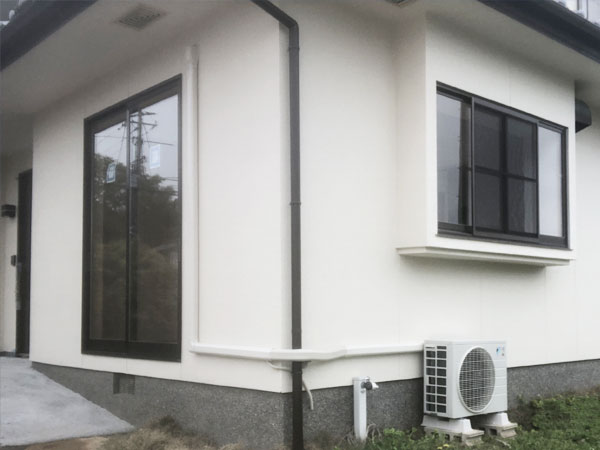 エアコン室外ダクトカバー