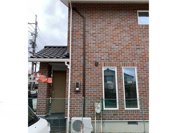 2階から引き下ろしてのスリムダクト